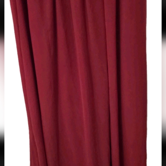 Nemidor Burgundy Lace Maxi  Bridesmaid Formal Gown Holiday Size 20 - Picture 4 of 15